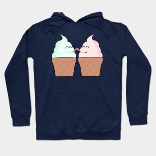 Ice Cream Licking his Girl Hoodie